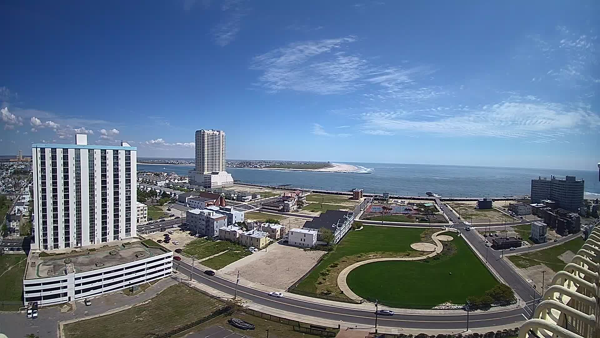 Absecon Lighthouse Looking Northeast towards Absecon Inlet