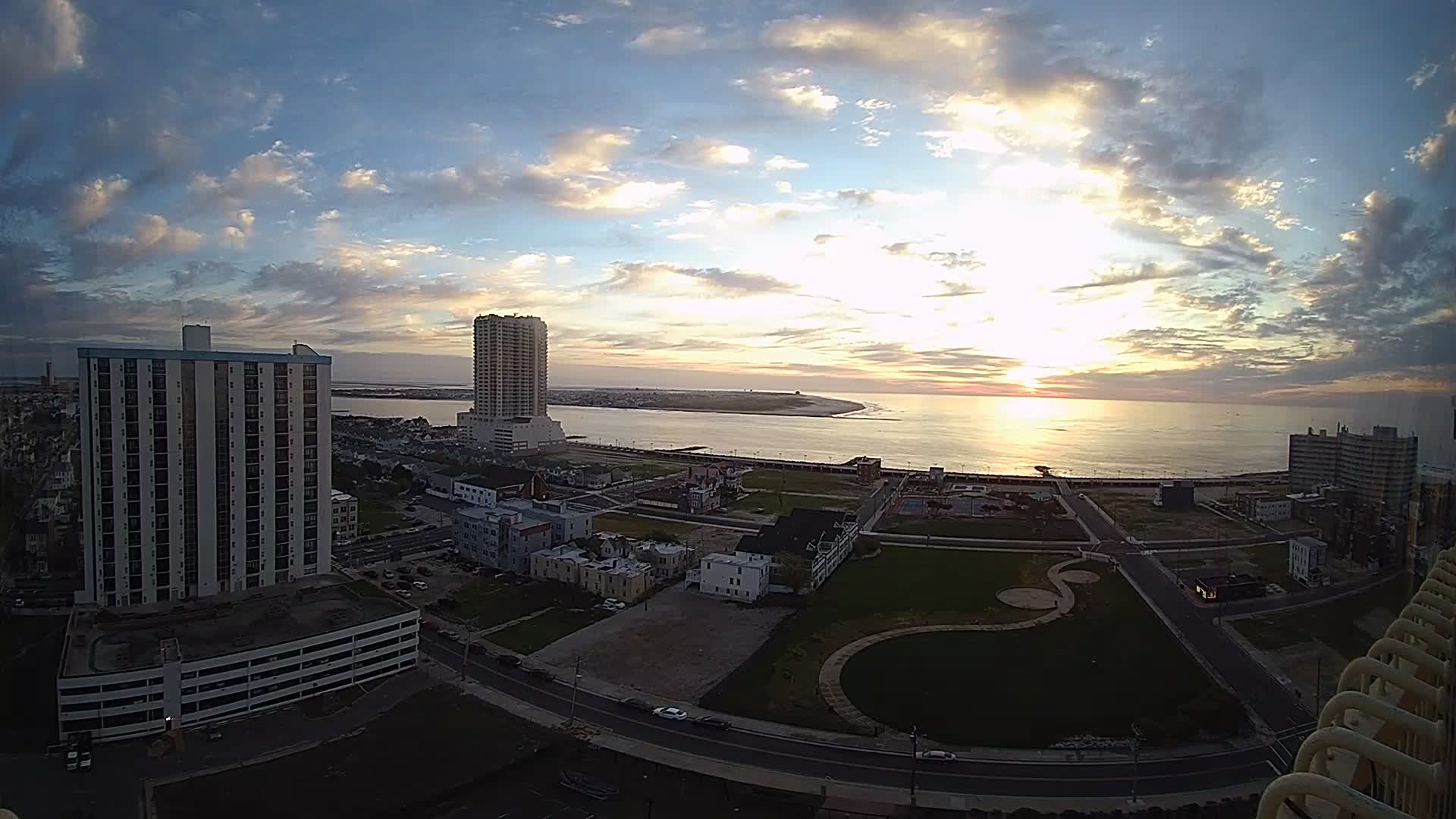 Absecon Lighthouse Looking Northeast towards Absecon Inlet
