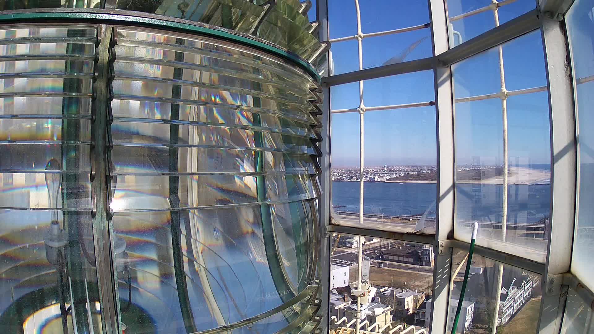 Absecon Lighthouse Looking North with Fresnel Lens