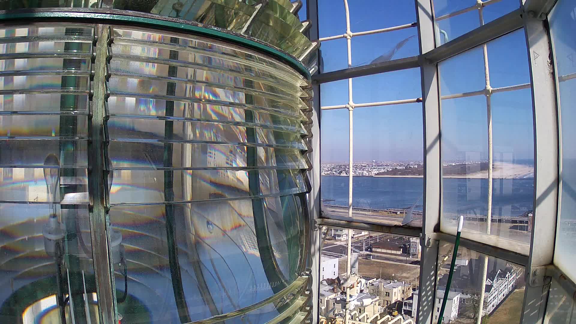 Absecon Lighthouse Looking North with Fresnel Lens