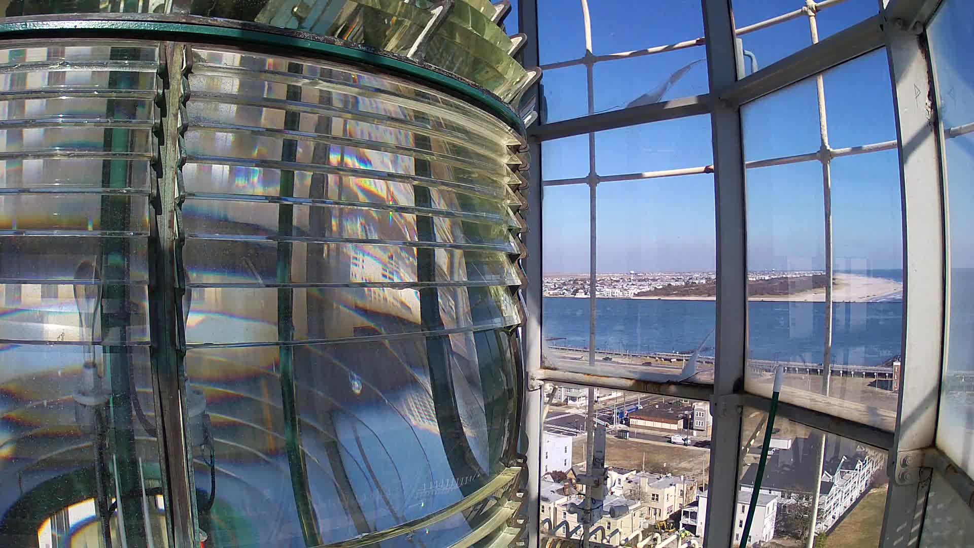 Absecon Lighthouse Looking North with Fresnel Lens