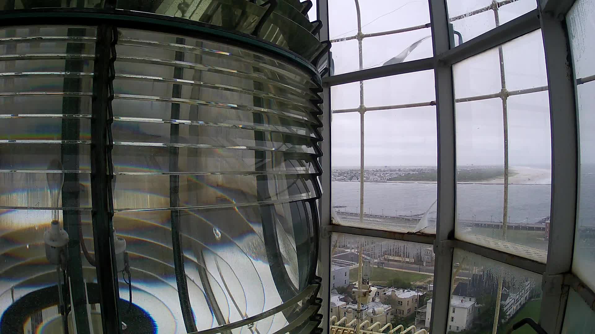 Absecon Lighthouse Looking North with Fresnel Lens