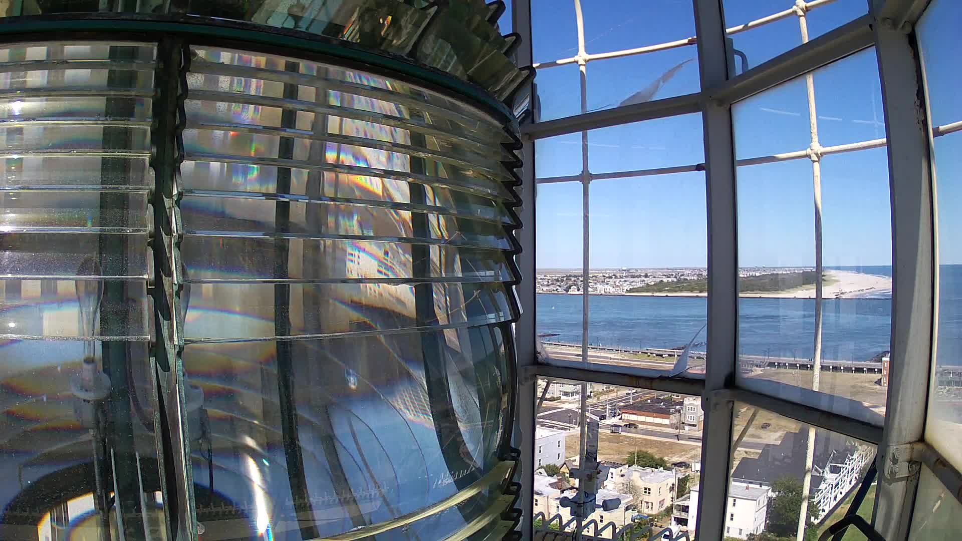 Absecon Lighthouse Looking North with Fresnel Lens