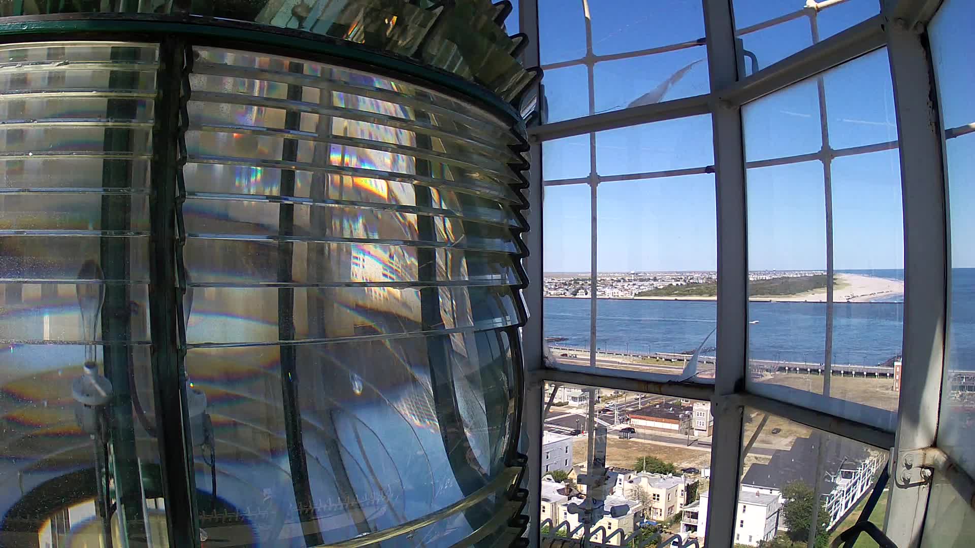 Absecon Lighthouse Looking North with Fresnel Lens