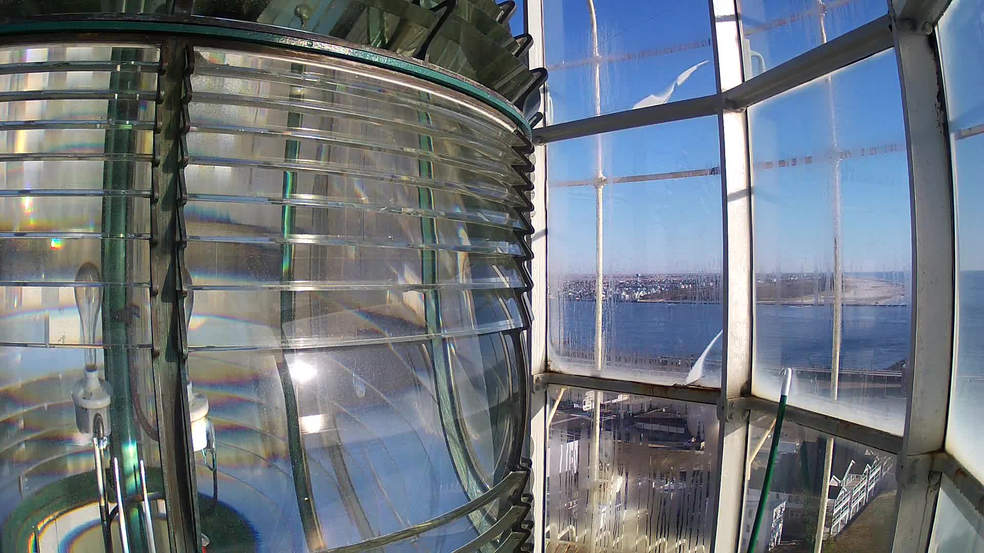 Absecon Lighthouse Looking North with Fresnel Lens