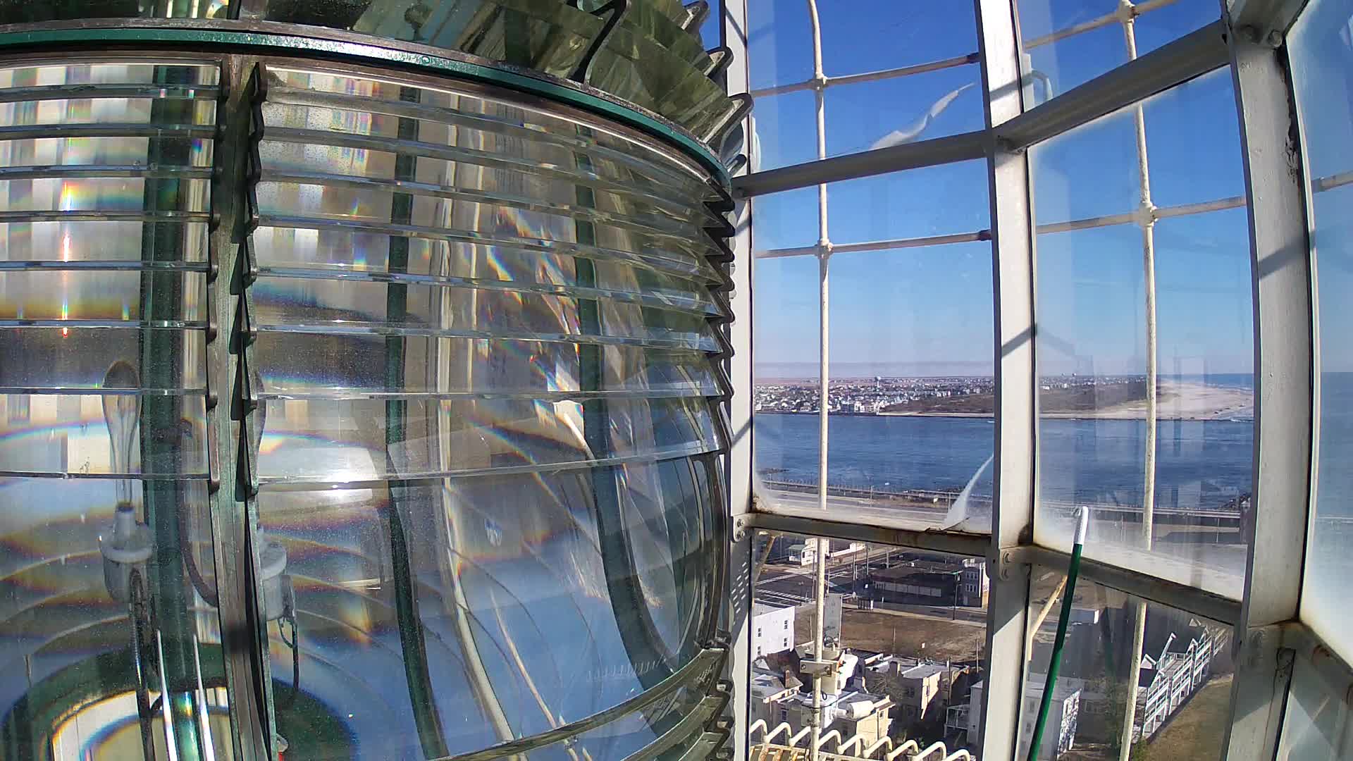Absecon Lighthouse Looking North with Fresnel Lens