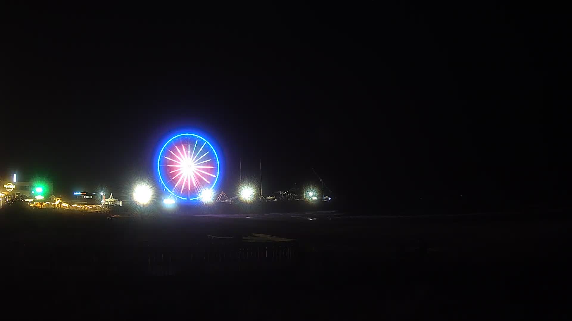Atlantic City South Carolina & Beach Looking Towards Steel Pier
