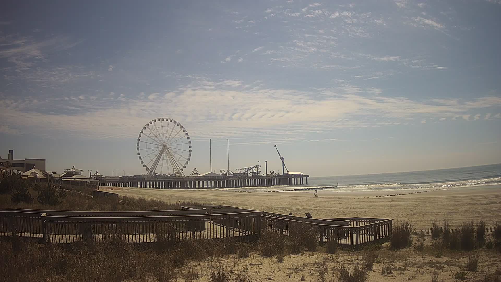 Atlantic City South Carolina & Beach Looking Towards Steel Pier