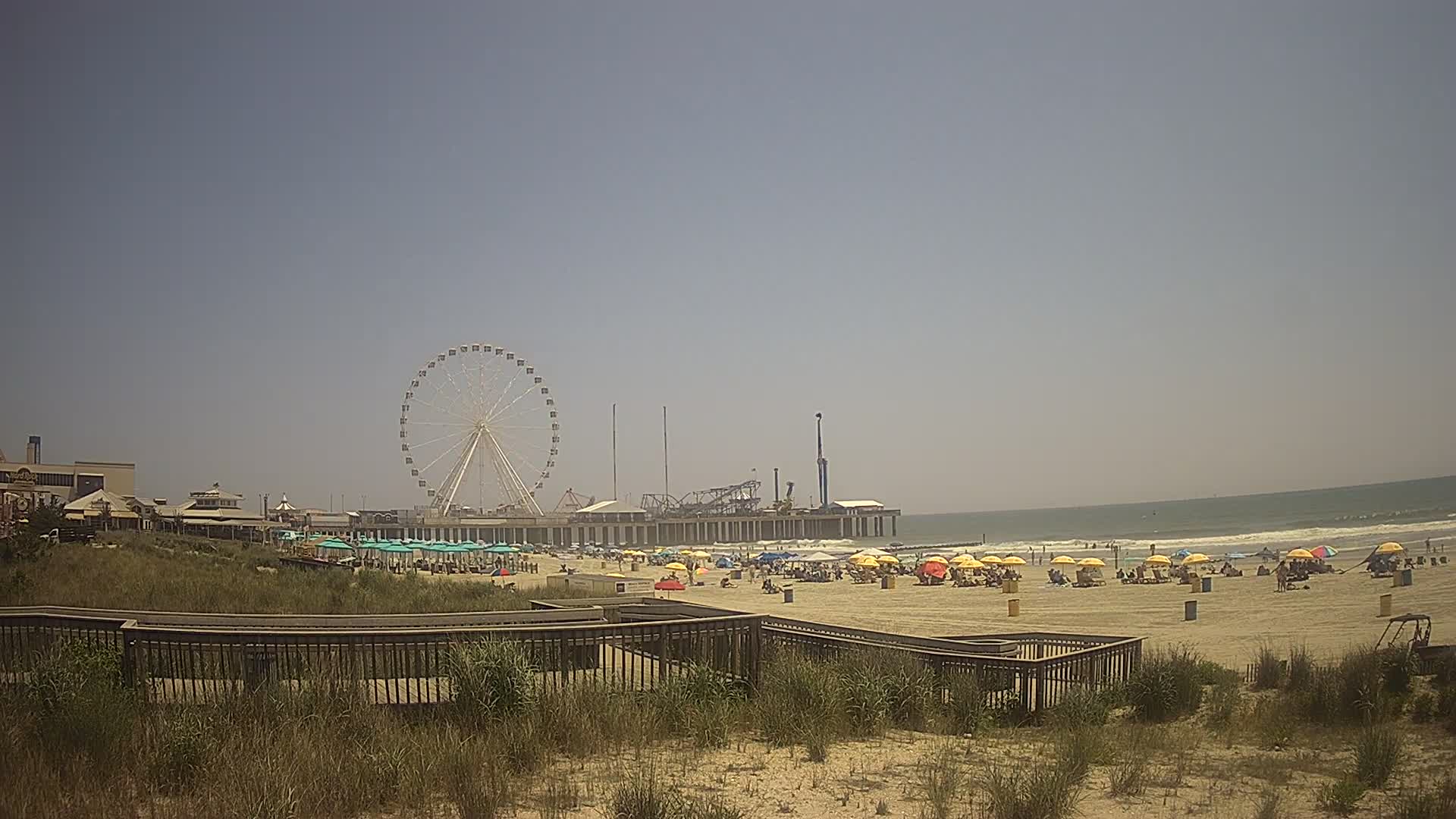 Atlantic City South Carolina & Beach Looking Towards Steel Pier