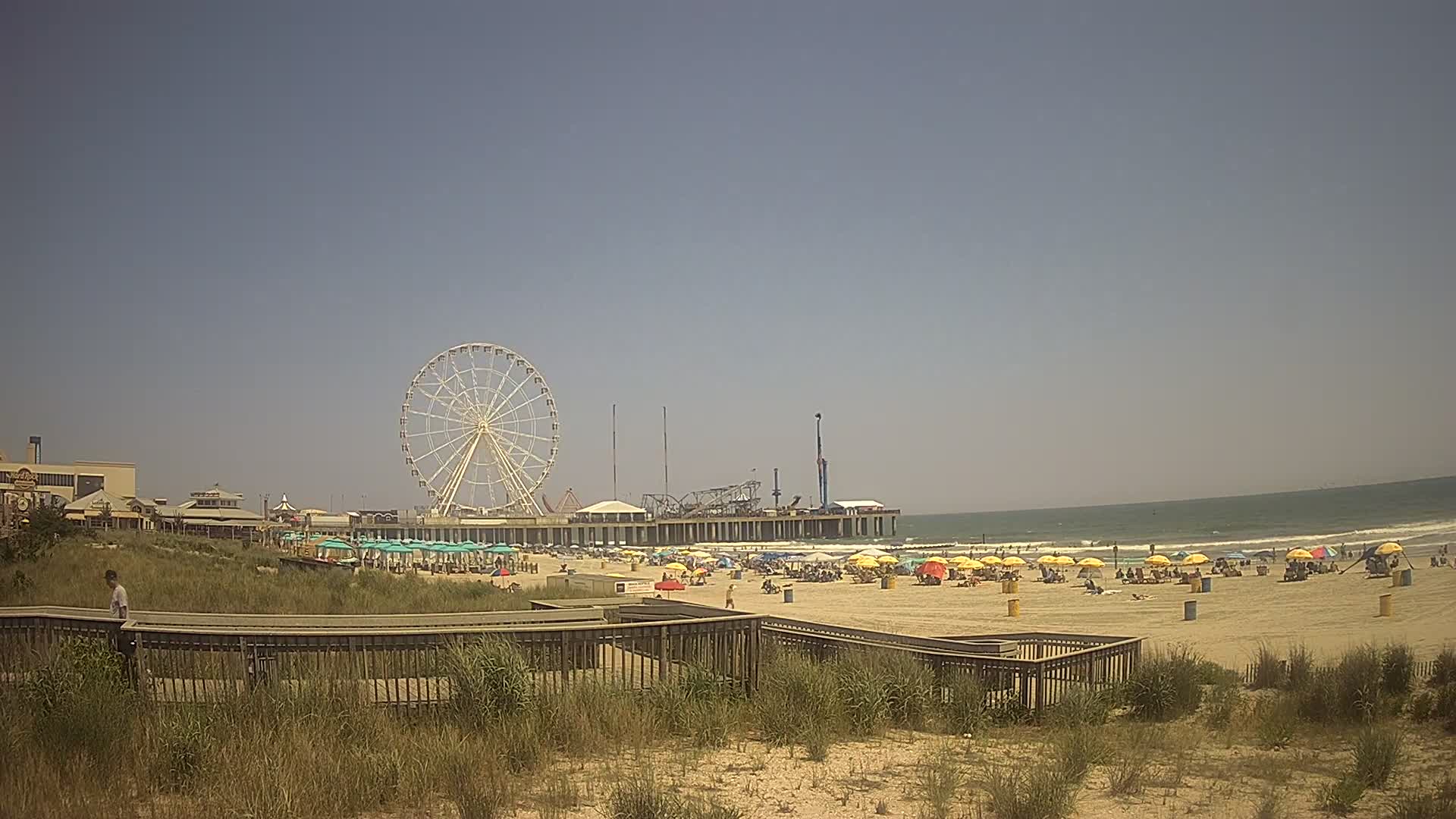 Atlantic City South Carolina & Beach Looking Towards Steel Pier