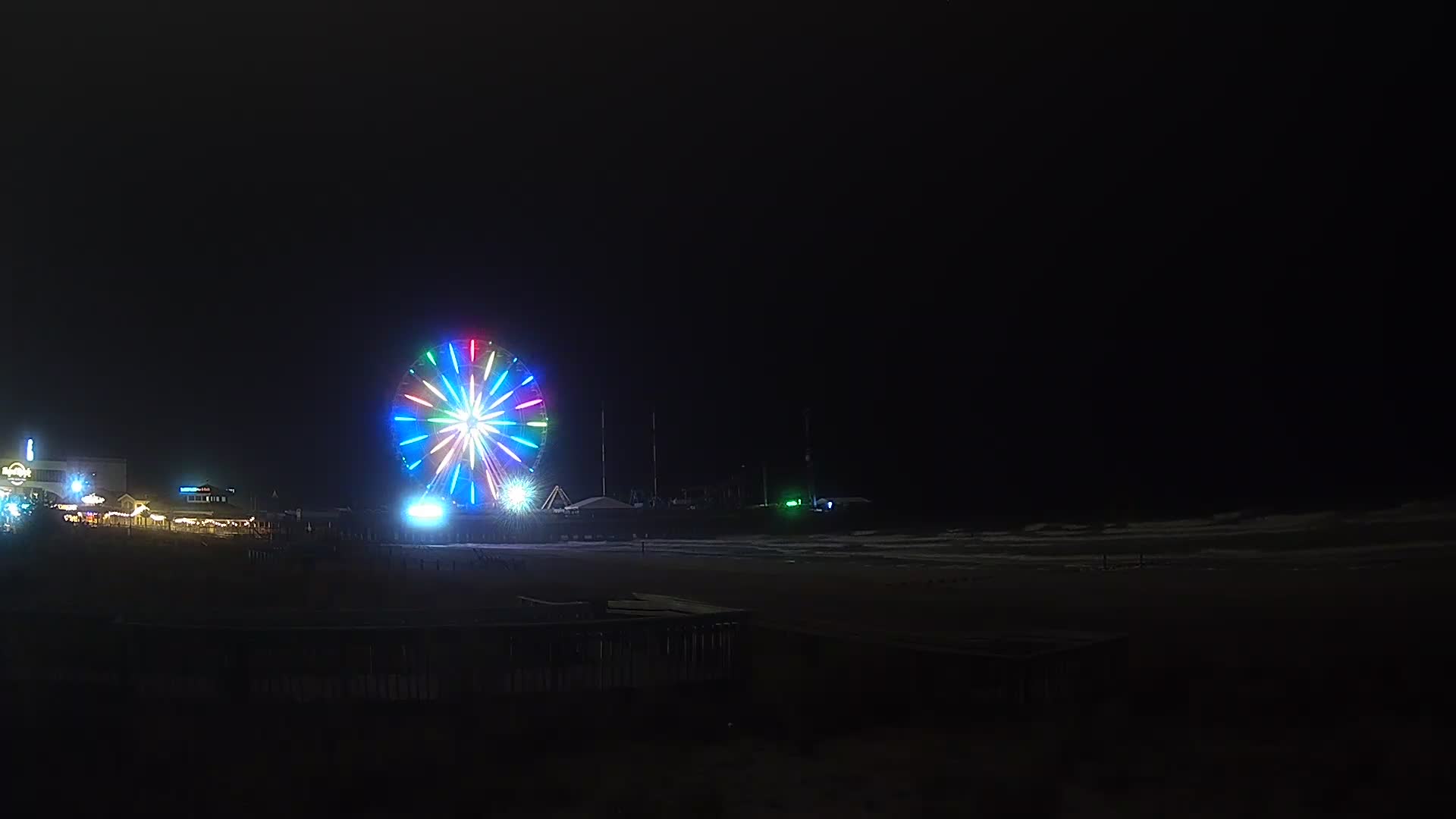 Atlantic City South Carolina & Beach Looking Towards Steel Pier