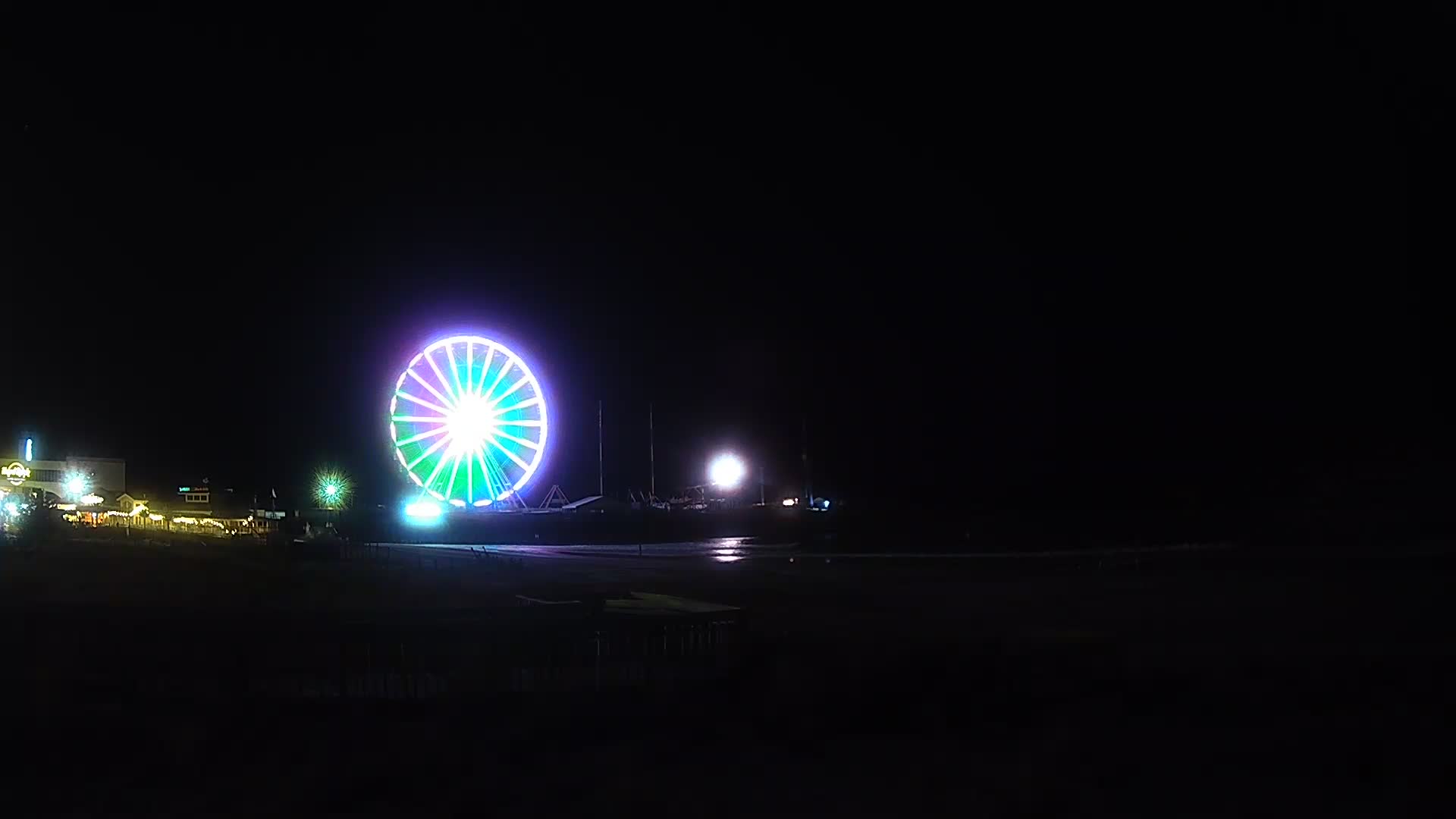 Atlantic City South Carolina & Beach Looking Towards Steel Pier