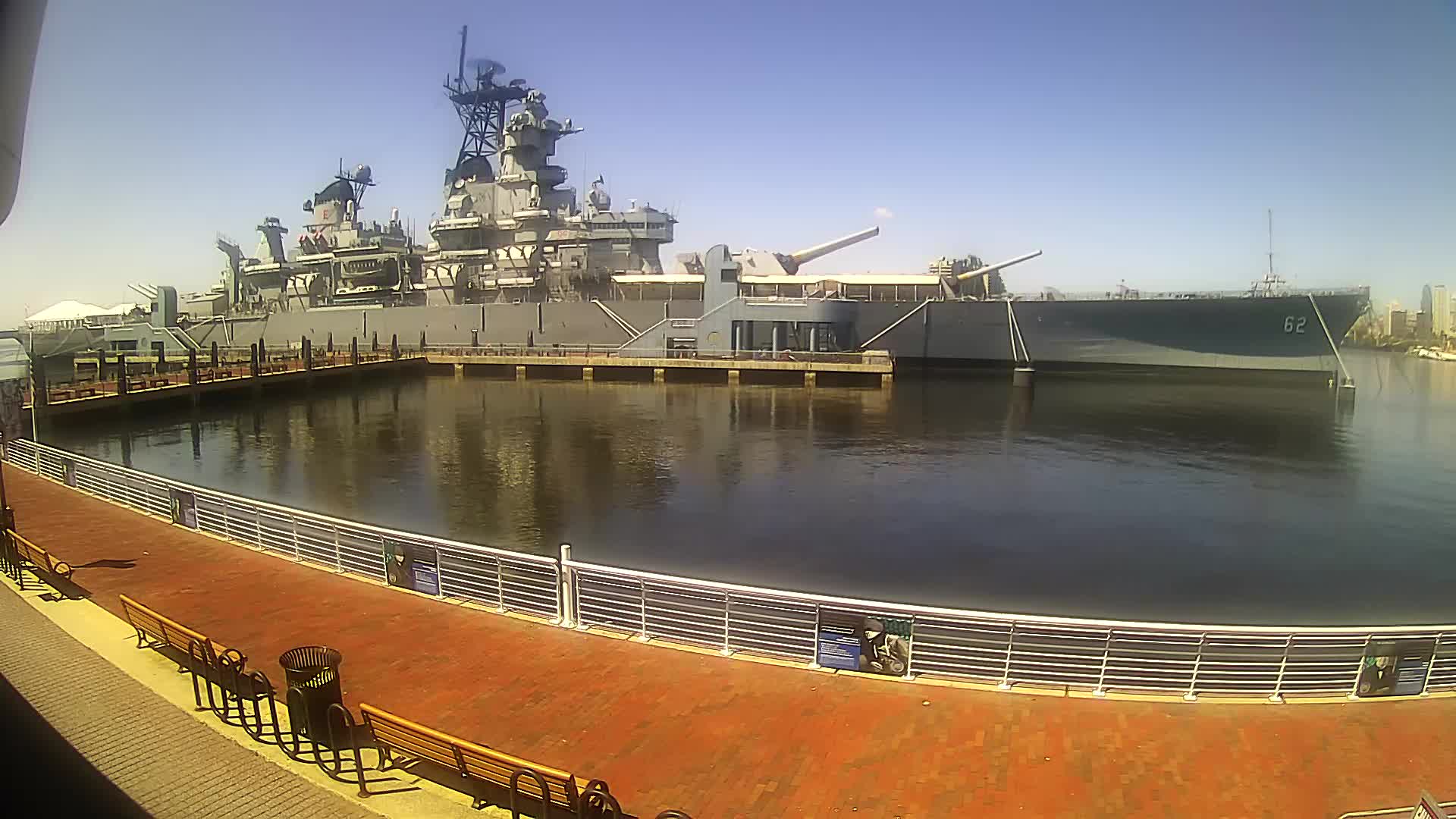 Battleship New Jersey Entire Ship Looking West