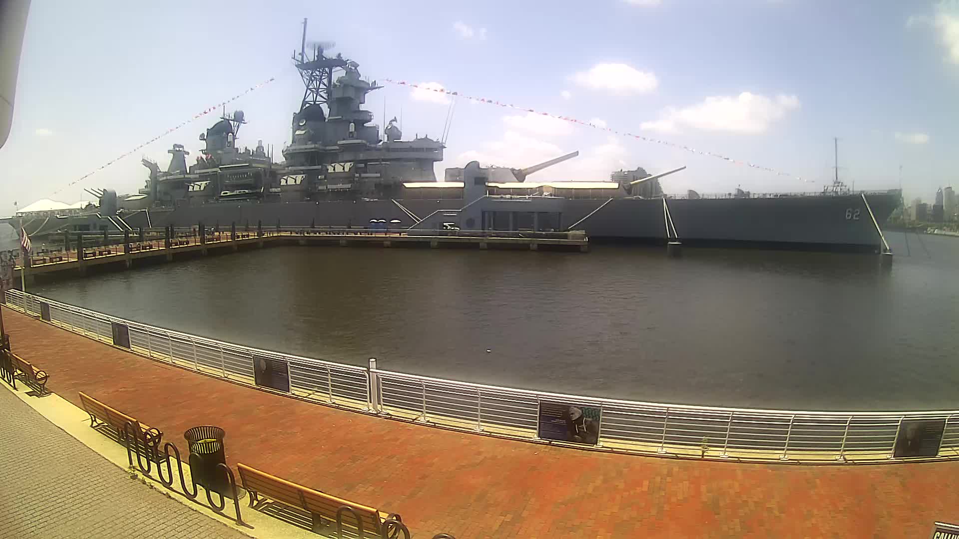 Battleship New Jersey Entire Ship Looking West