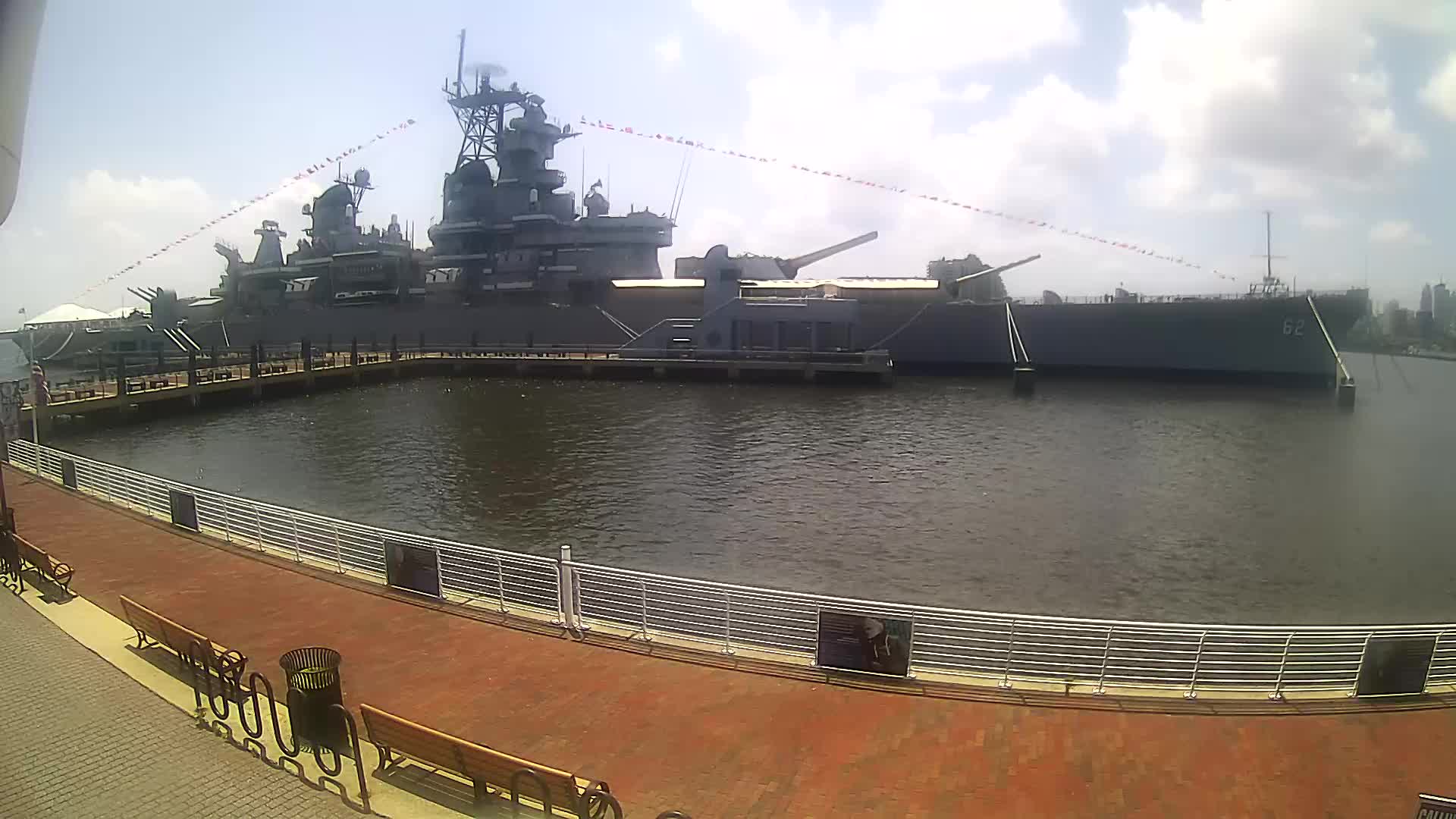 Battleship New Jersey Entire Ship Looking West