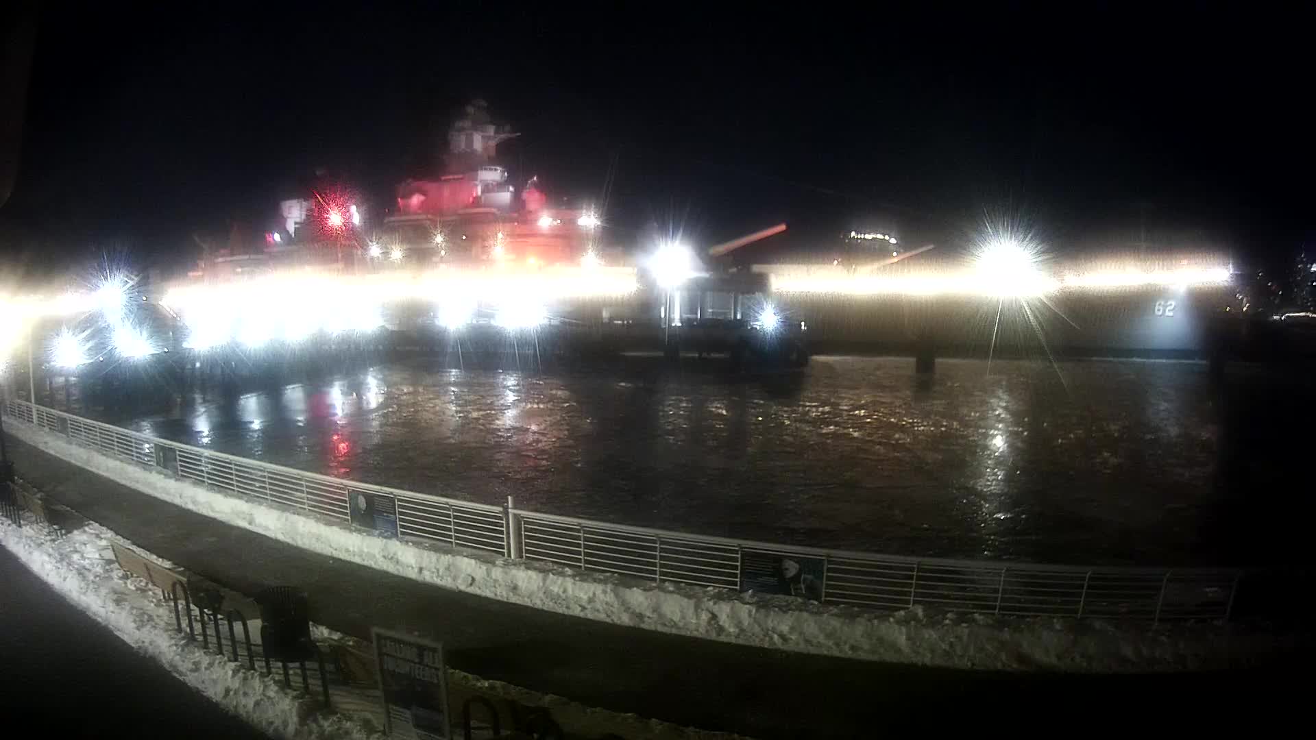 Battleship New Jersey Entire Ship Looking West