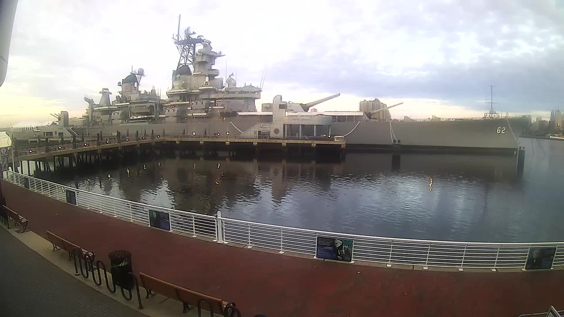 Battleship New Jersey Entire Ship Looking West