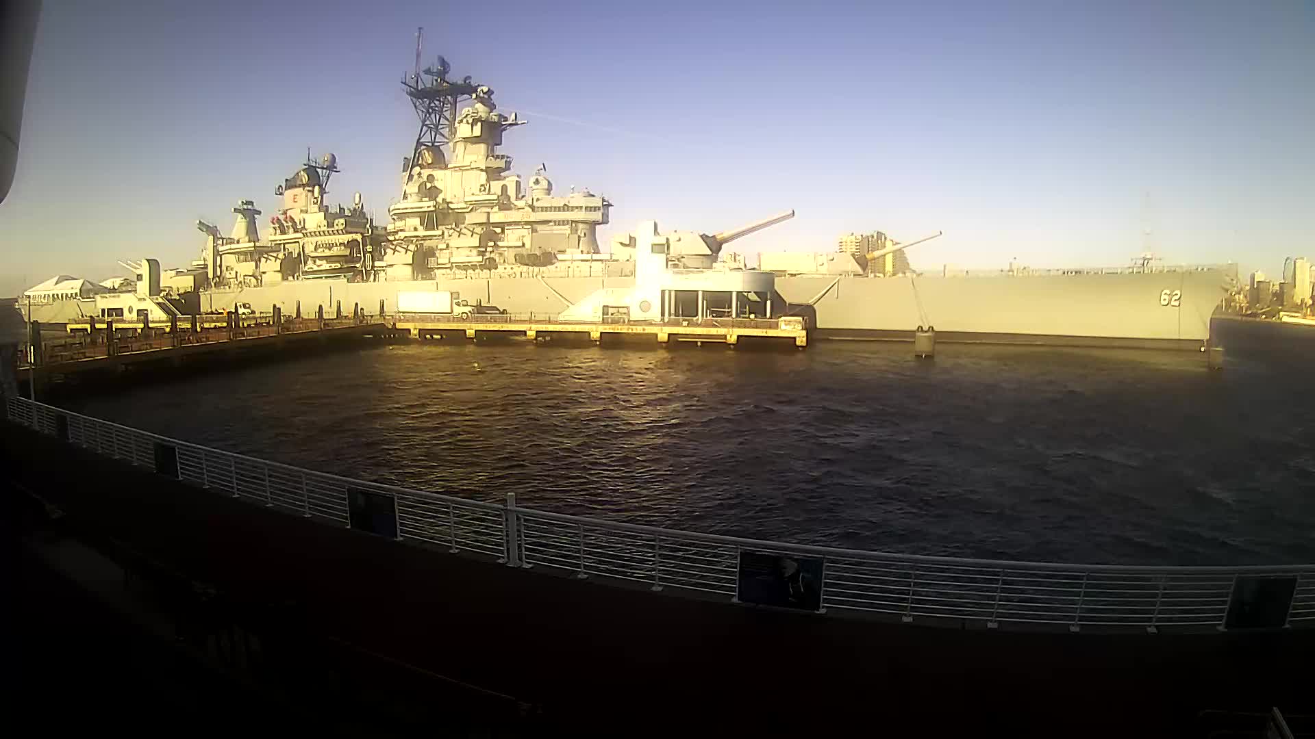 Battleship New Jersey Entire Ship Looking West
