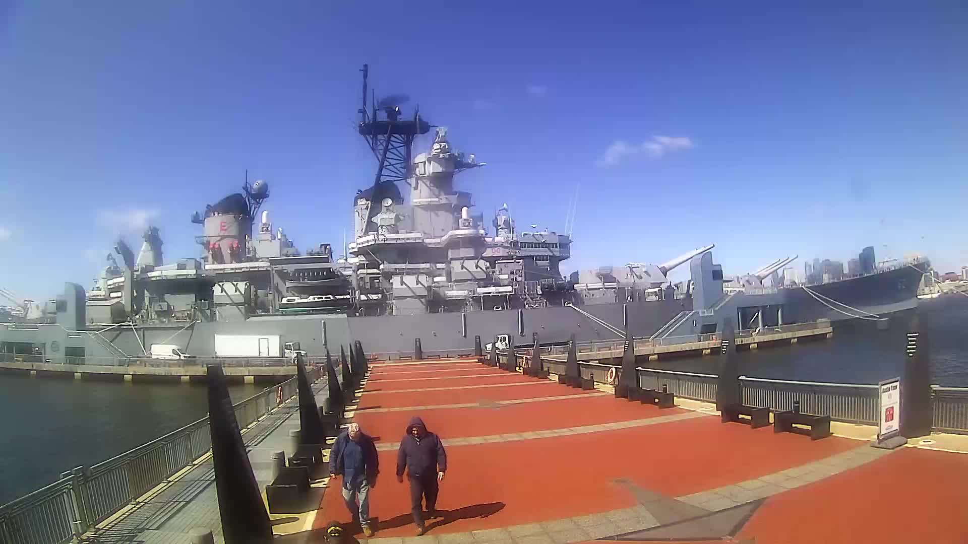 Battleship New Jersey Walkway