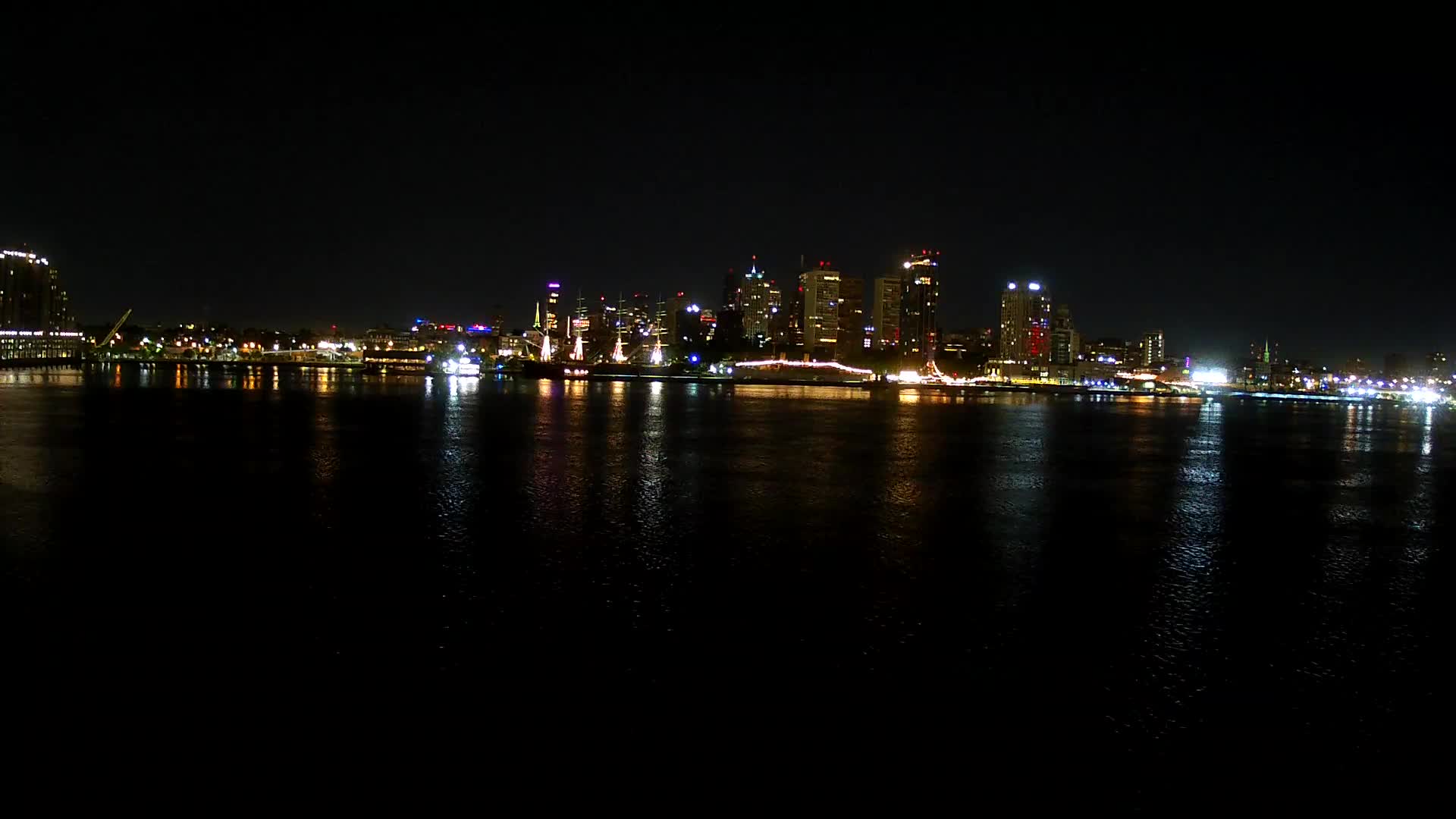 Battleship New Jersey View of Philly Skyline West