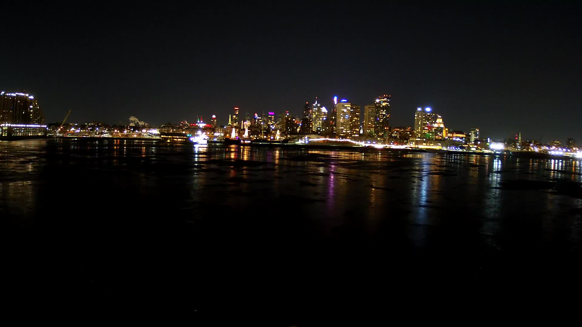 Battleship New Jersey View of Philly Skyline West