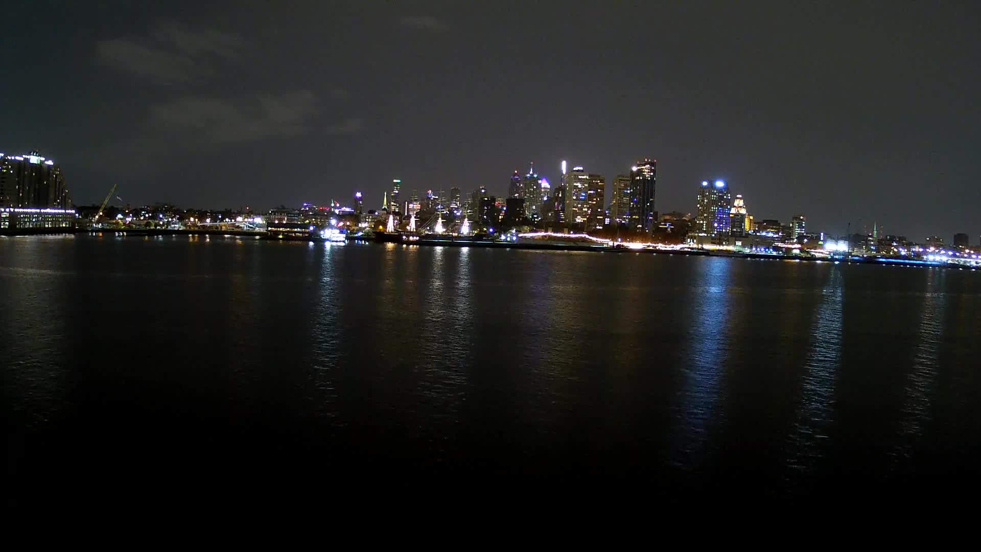 Battleship New Jersey View of Philly Skyline West