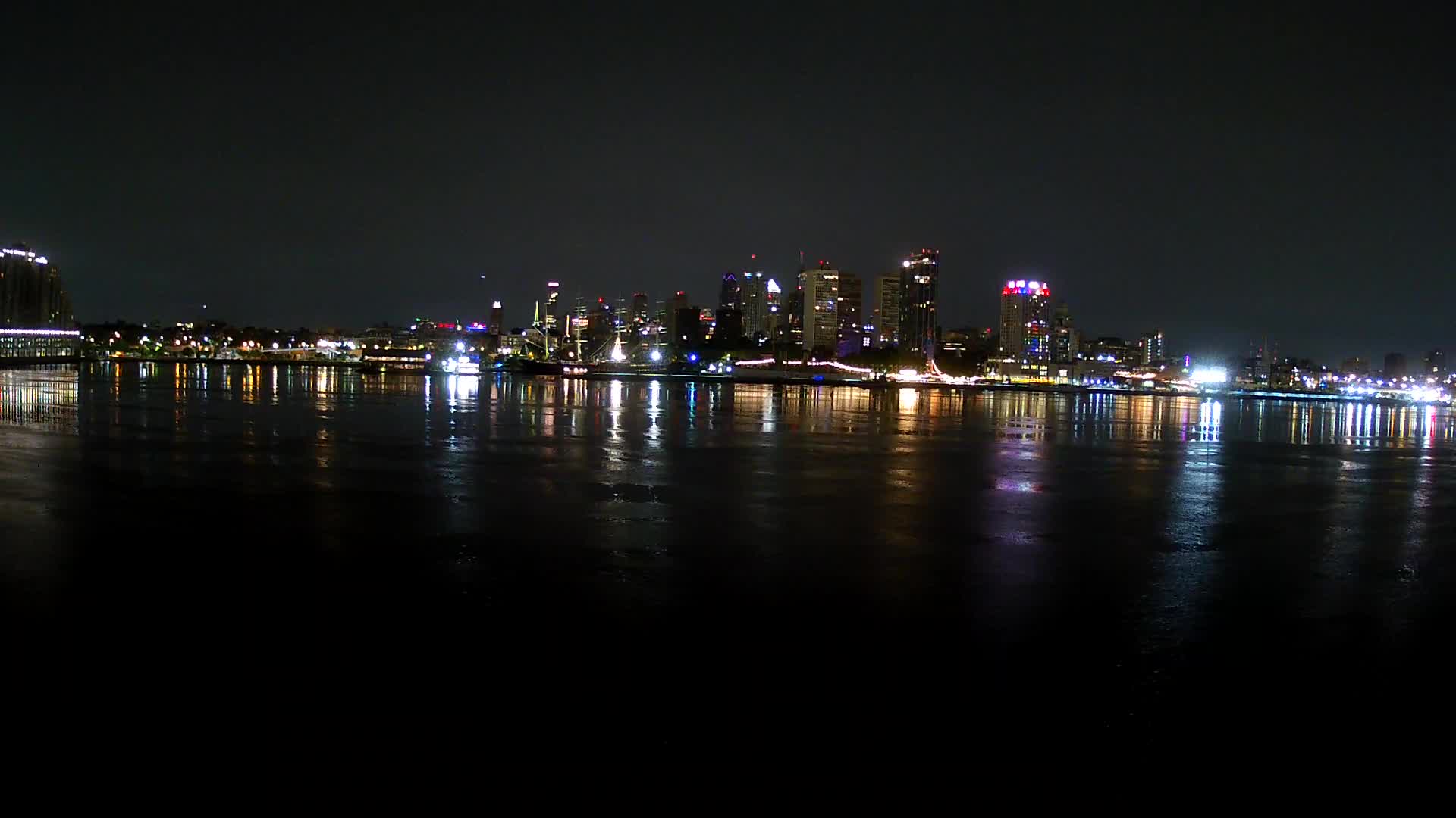 Battleship New Jersey View of Philly Skyline West