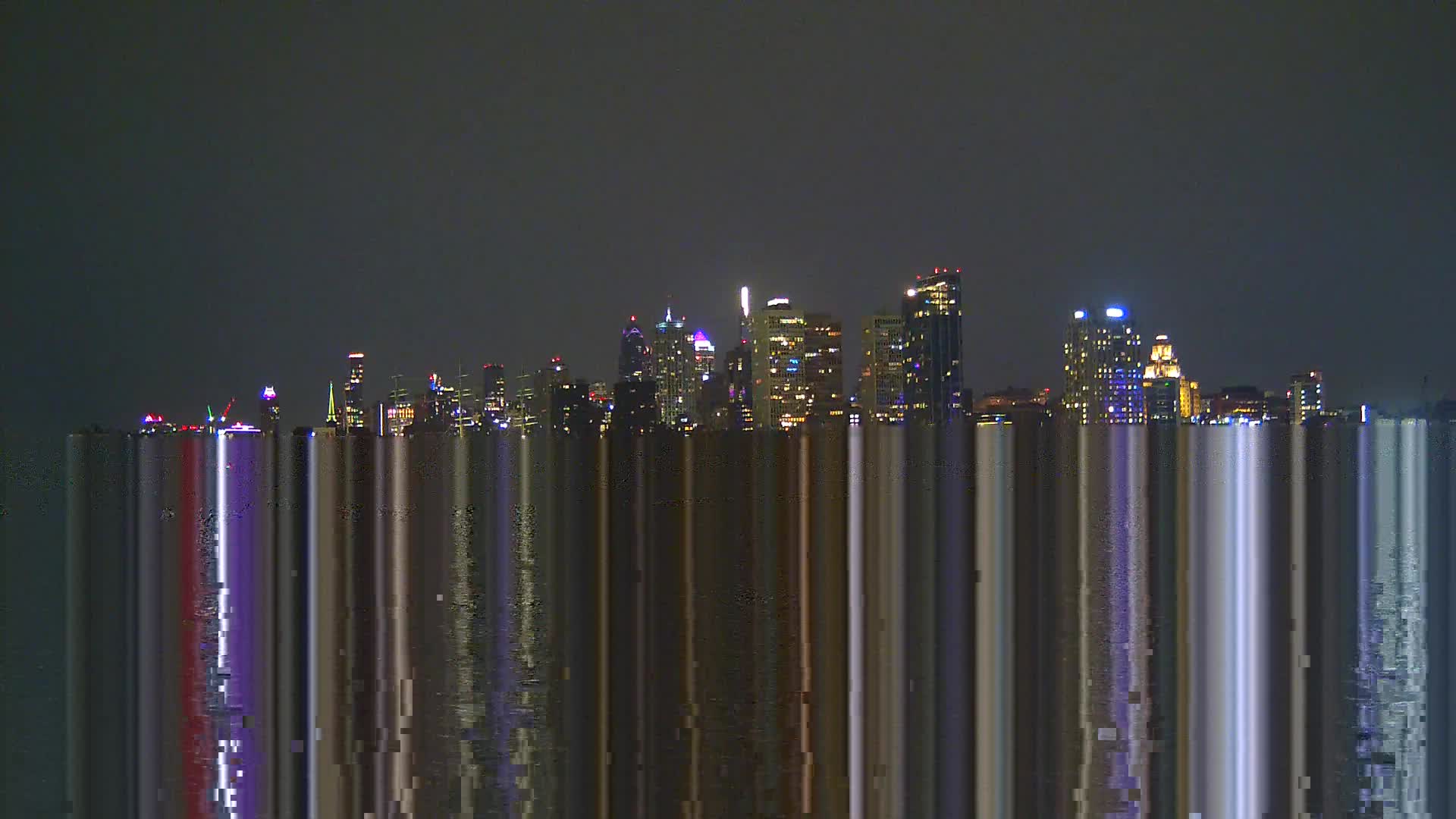 Battleship New Jersey View of Philly Skyline and Penns Landing