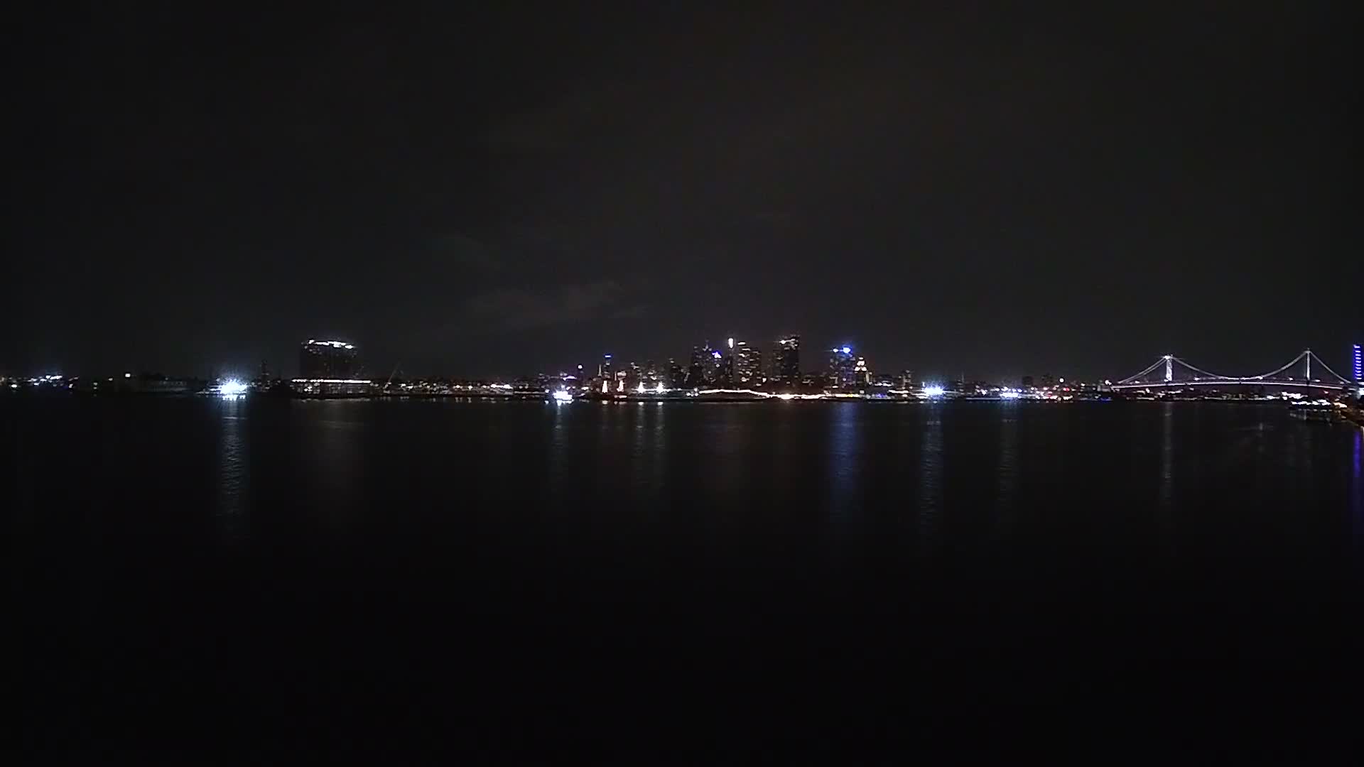 Battleship New Jersey Looking East 180 Degree view the Delaware River and Philly Skyline