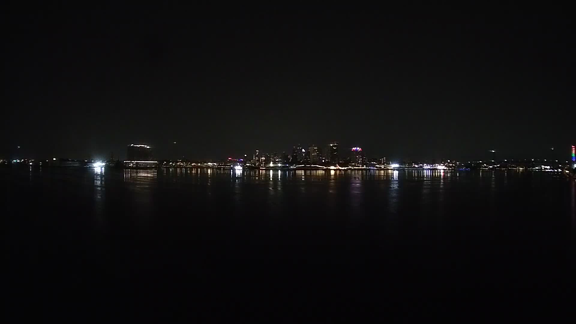Battleship New Jersey Looking East 180 Degree view the Delaware River and Philly Skyline