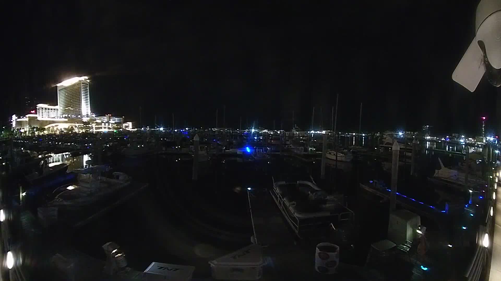 Golden Nugget Cam from the marina looking north towards the casino