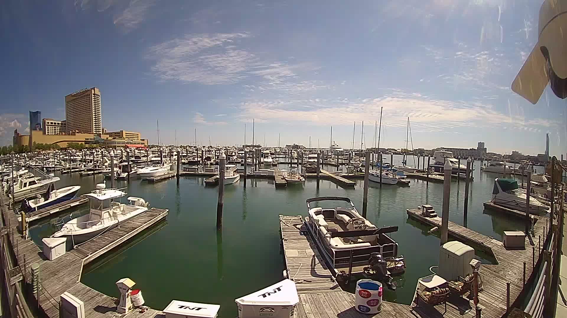 Golden Nugget Cam from the marina looking north towards the casino