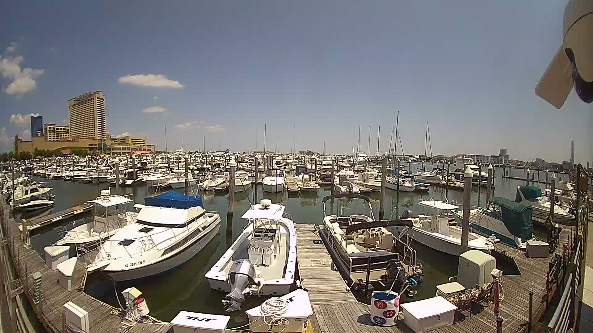 Golden Nugget Cam from the marina looking north towards the casino