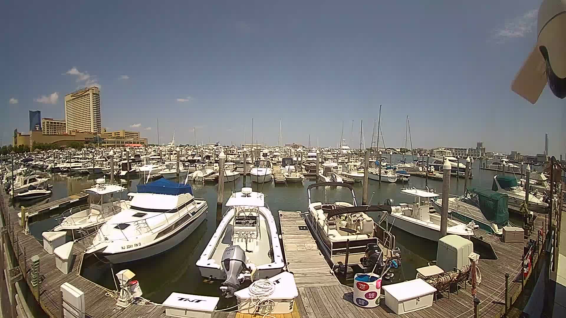 Golden Nugget Cam from the marina looking north towards the casino