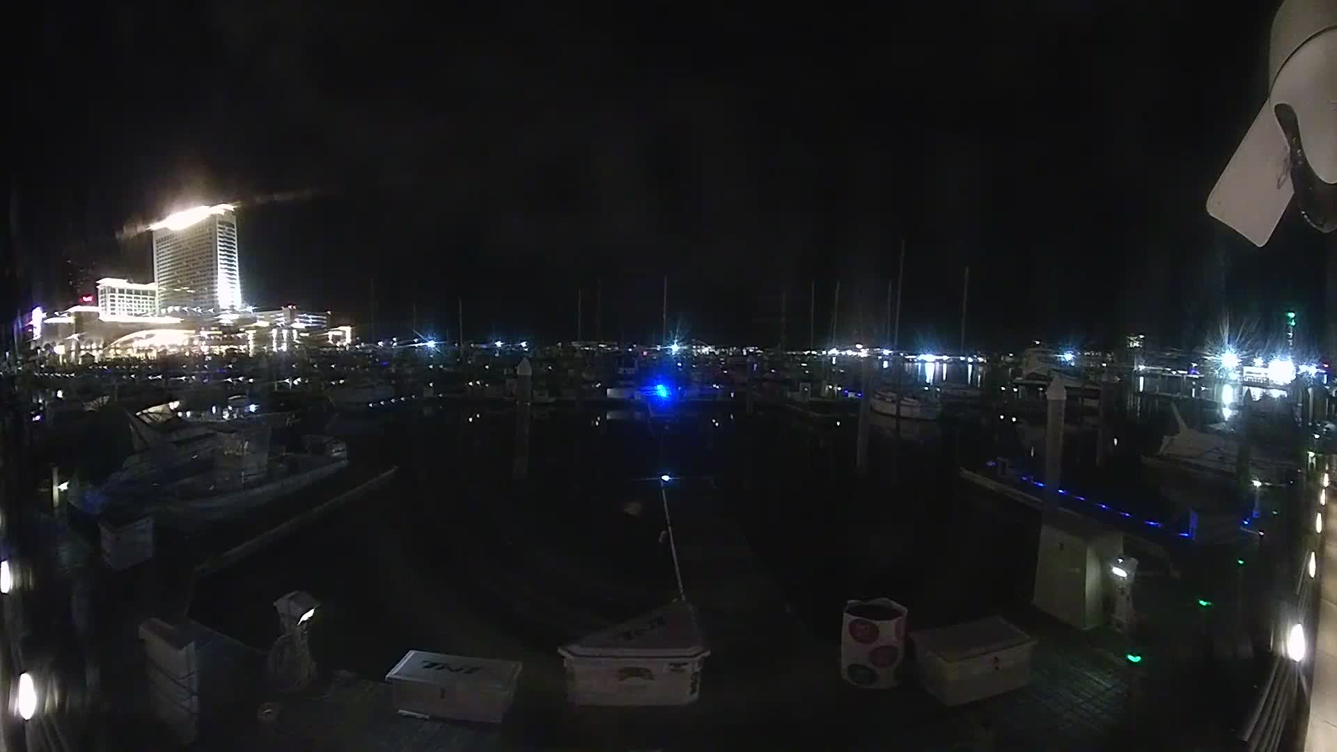 Golden Nugget Cam from the marina looking north towards the casino