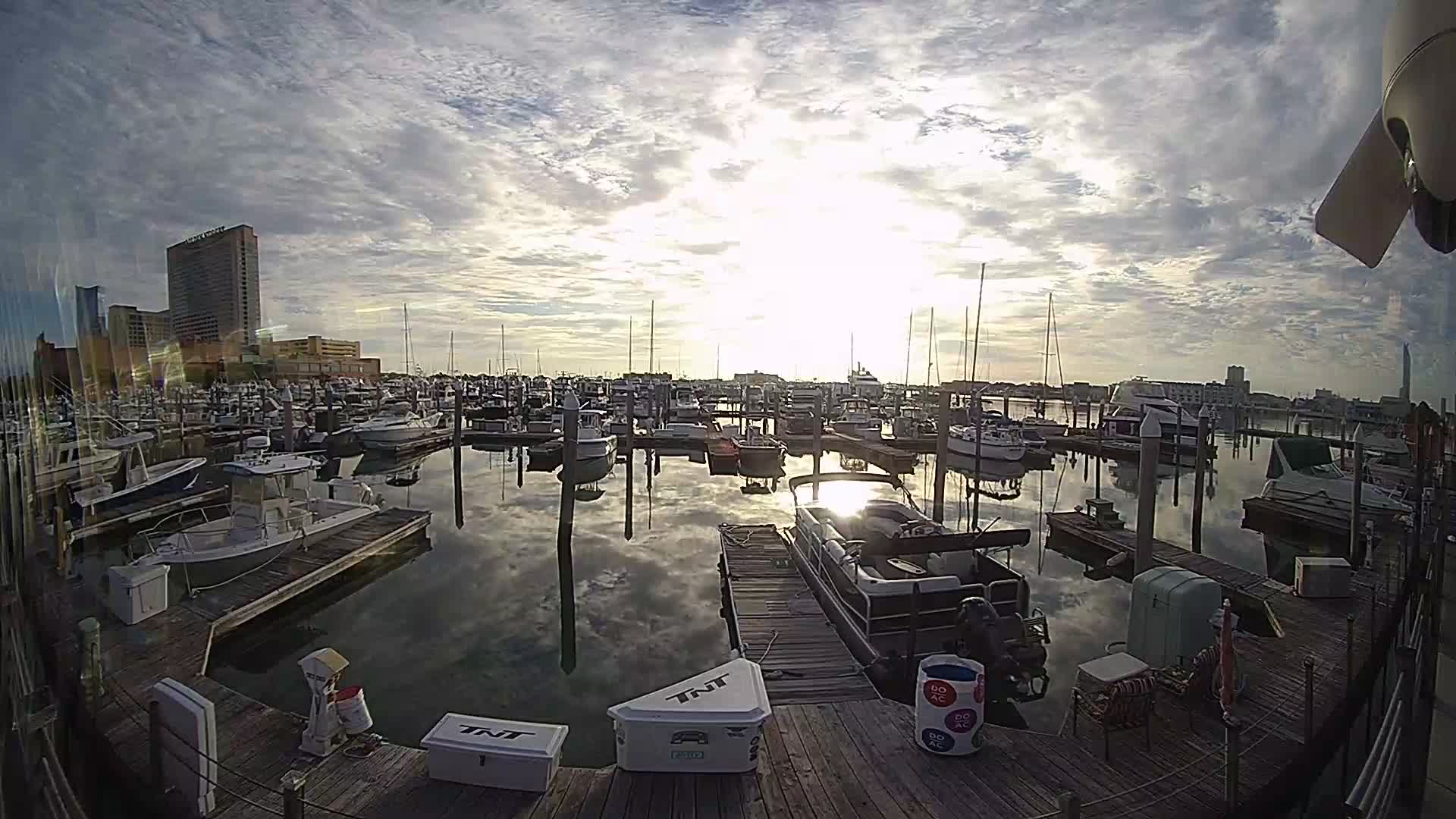 Golden Nugget Cam from the marina looking north towards the casino