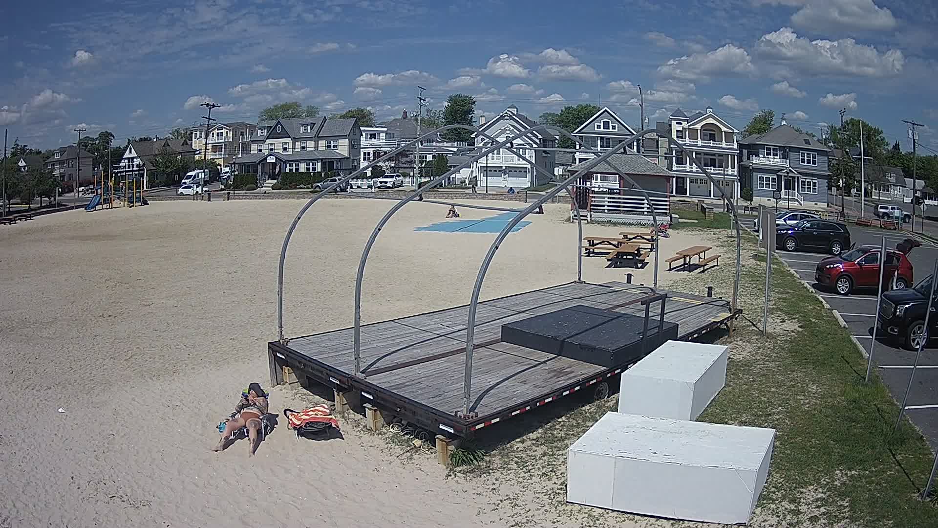Higbee Beach Cam Looking at Stage
