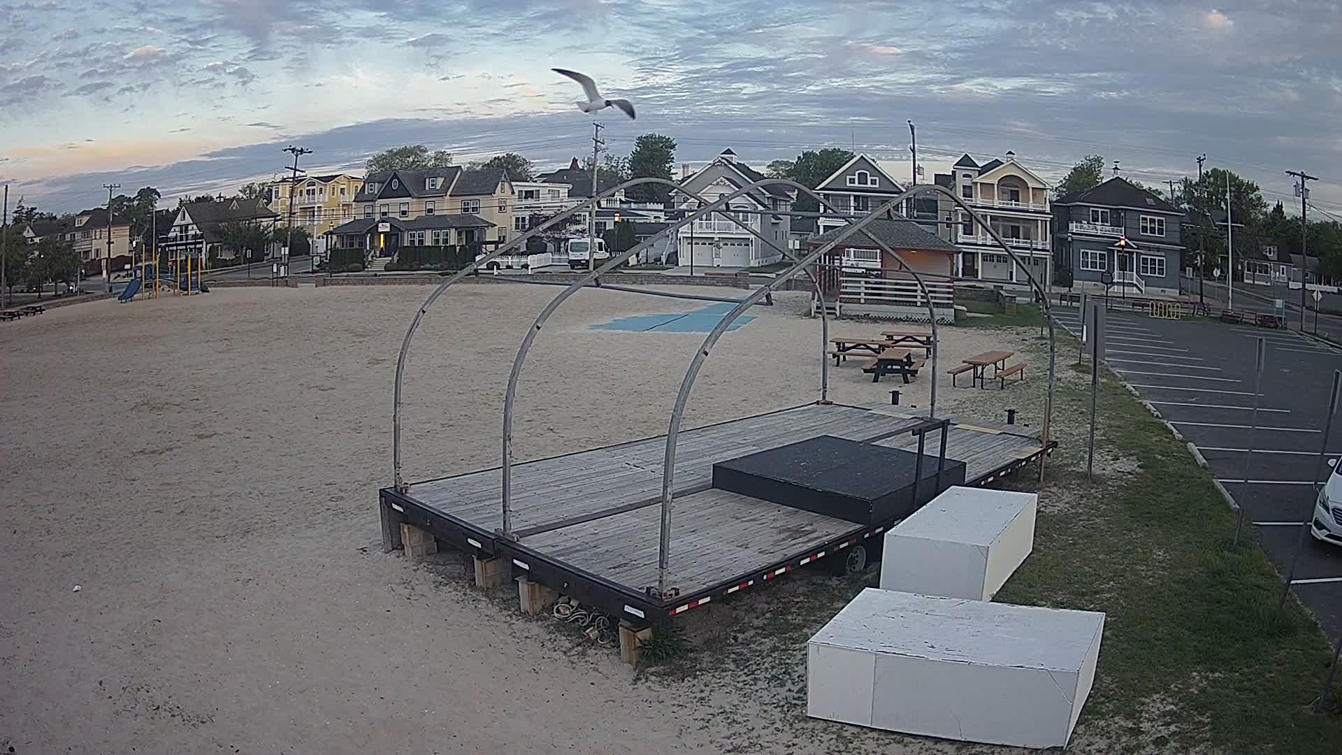 Higbee Beach Cam Looking at Stage
