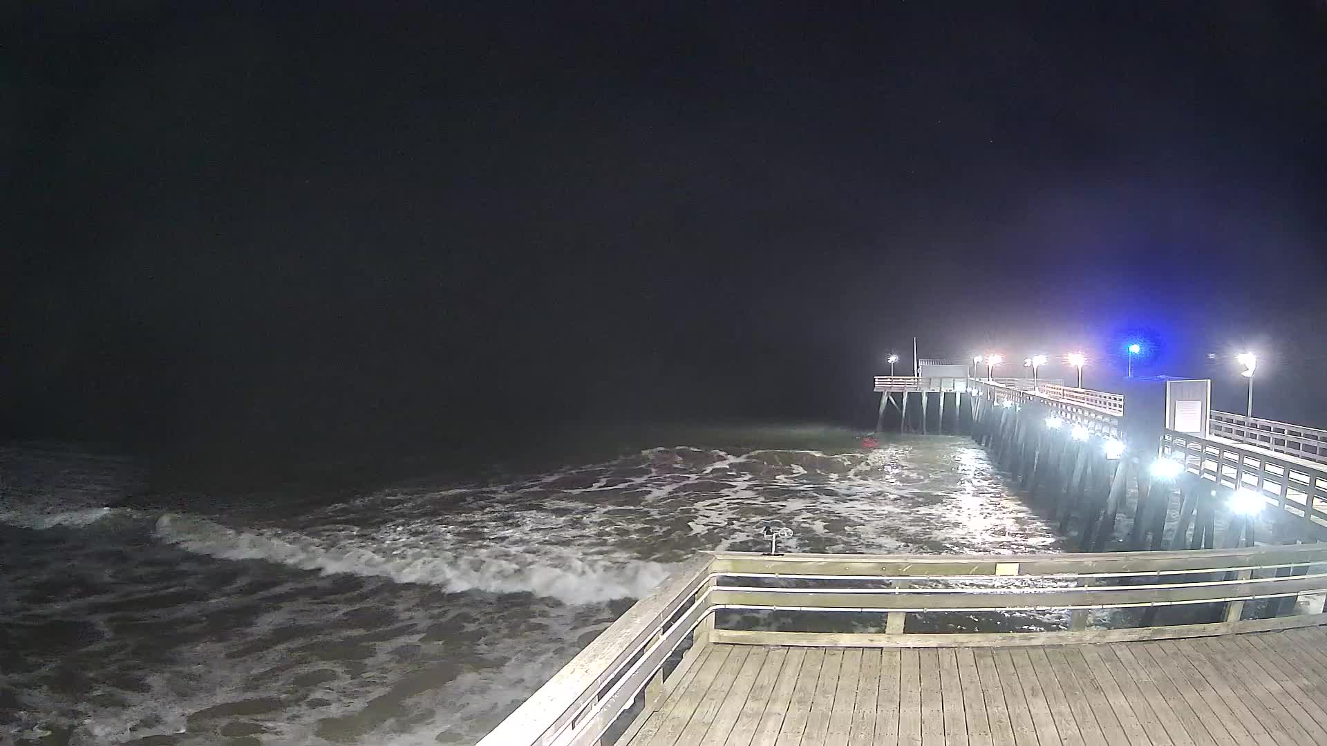 Margate Fishing Pier Looking Sunrise and Surfcam
