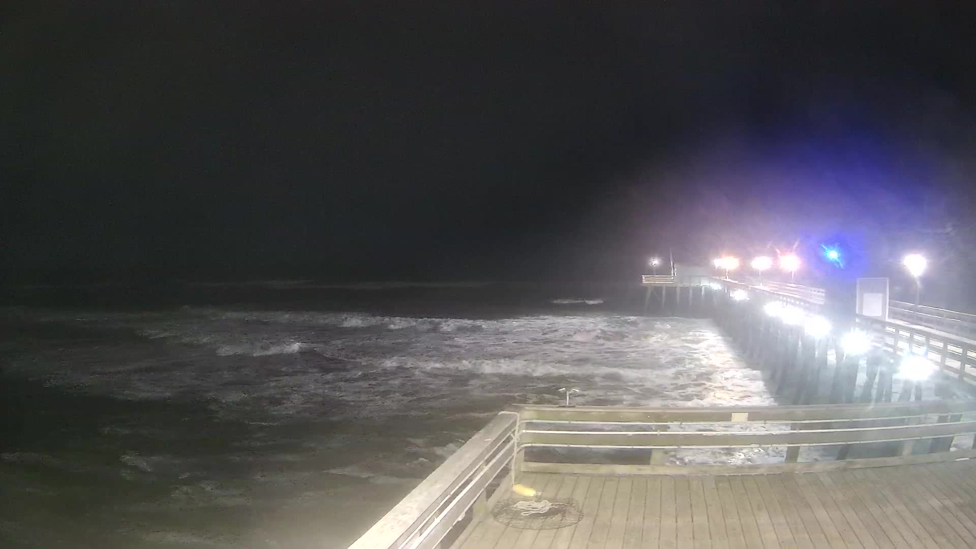 Margate Fishing Pier Looking Sunrise and Surfcam