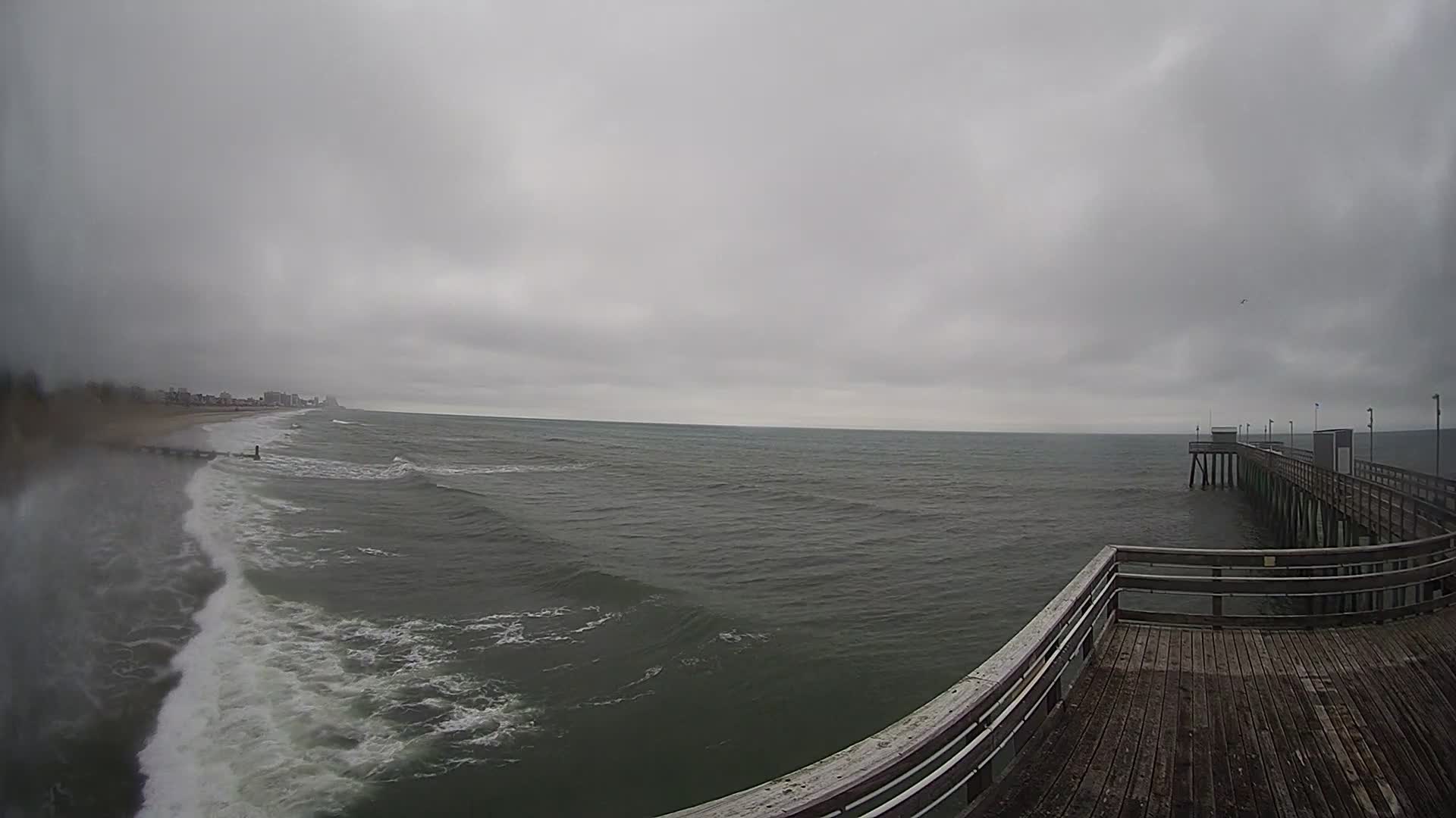 Margate Fishing Pier Pano Cam Looking North for Surfers