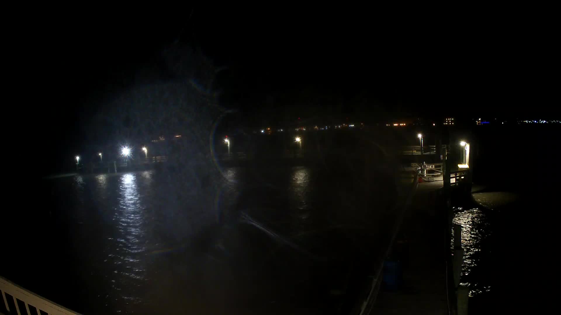 Oceanic Fishing Pier Wide Shot Looking West