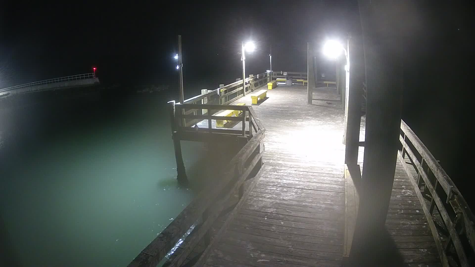 Oceanic Fishing Pier Looking South at Pier End