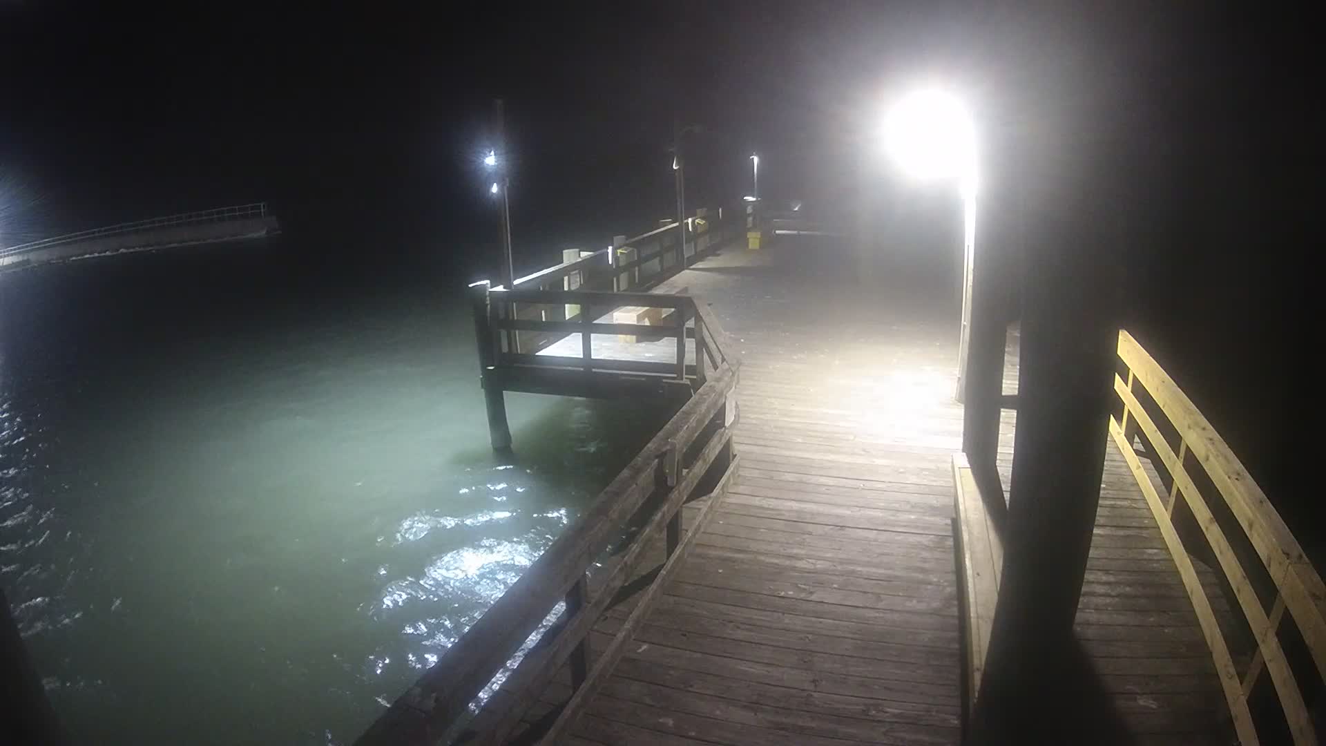 Oceanic Fishing Pier Looking South at Pier End