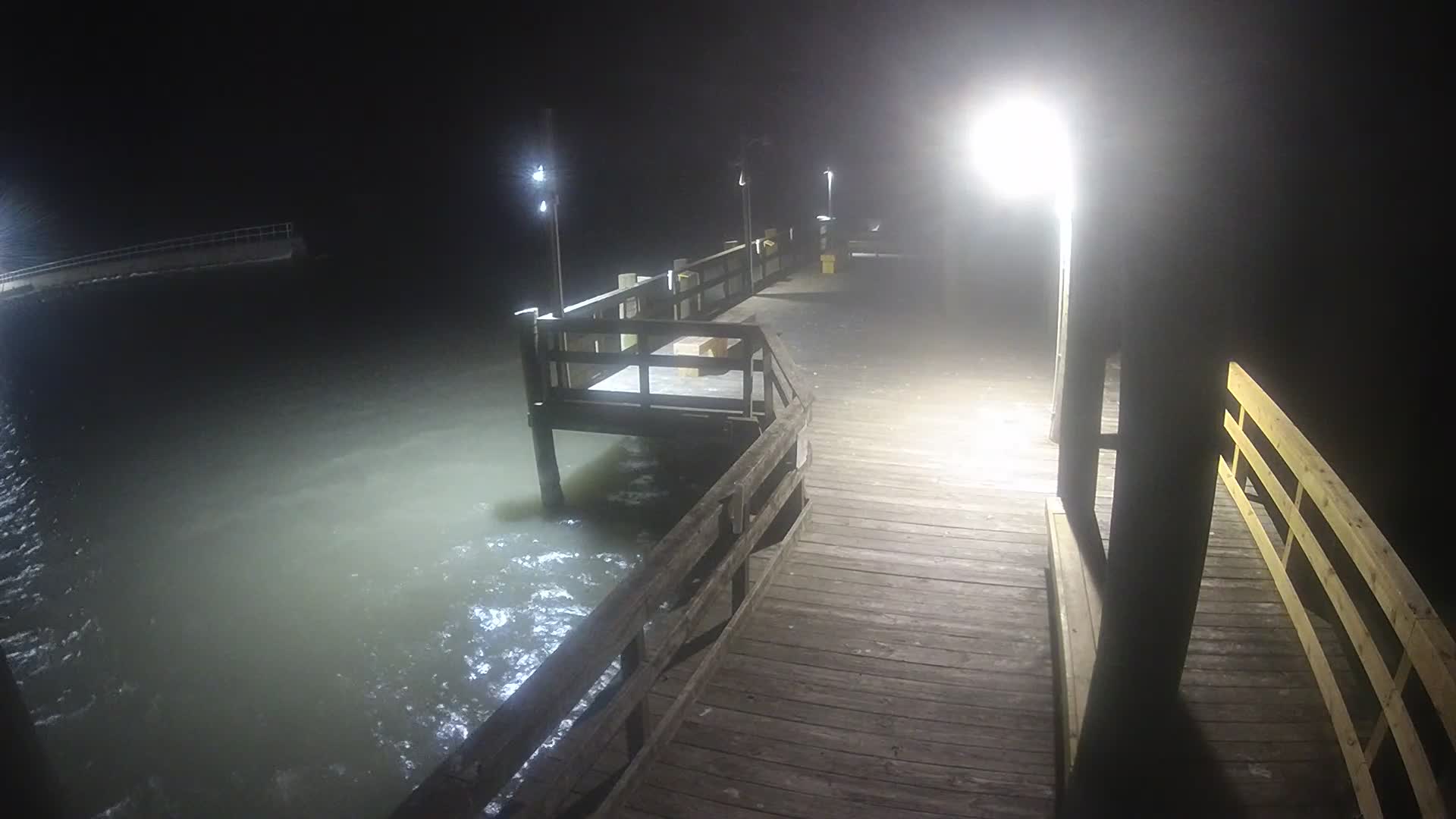 Oceanic Fishing Pier Looking South at Pier End