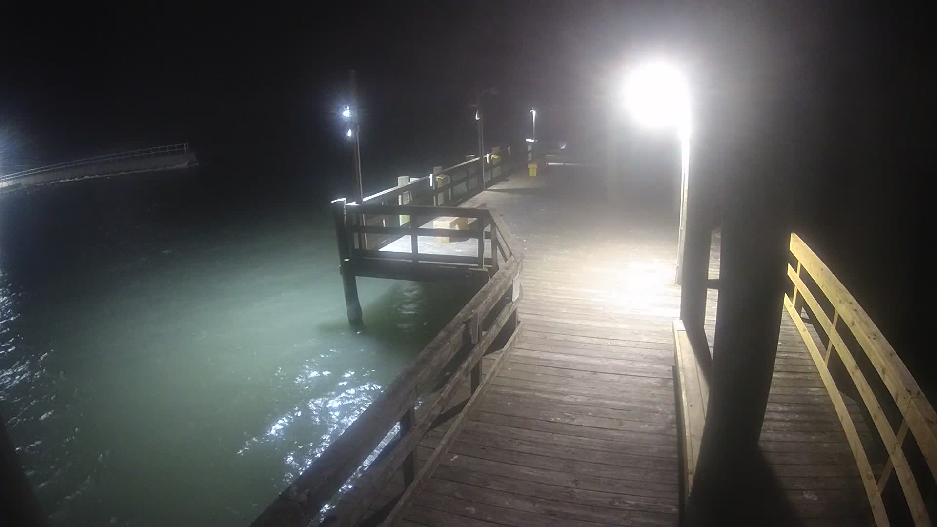 Oceanic Fishing Pier Looking South at Pier End