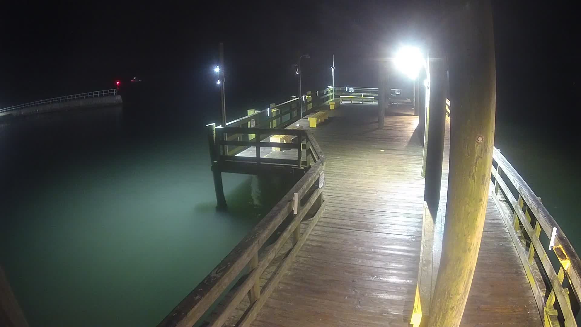 Oceanic Fishing Pier Looking South at Pier End