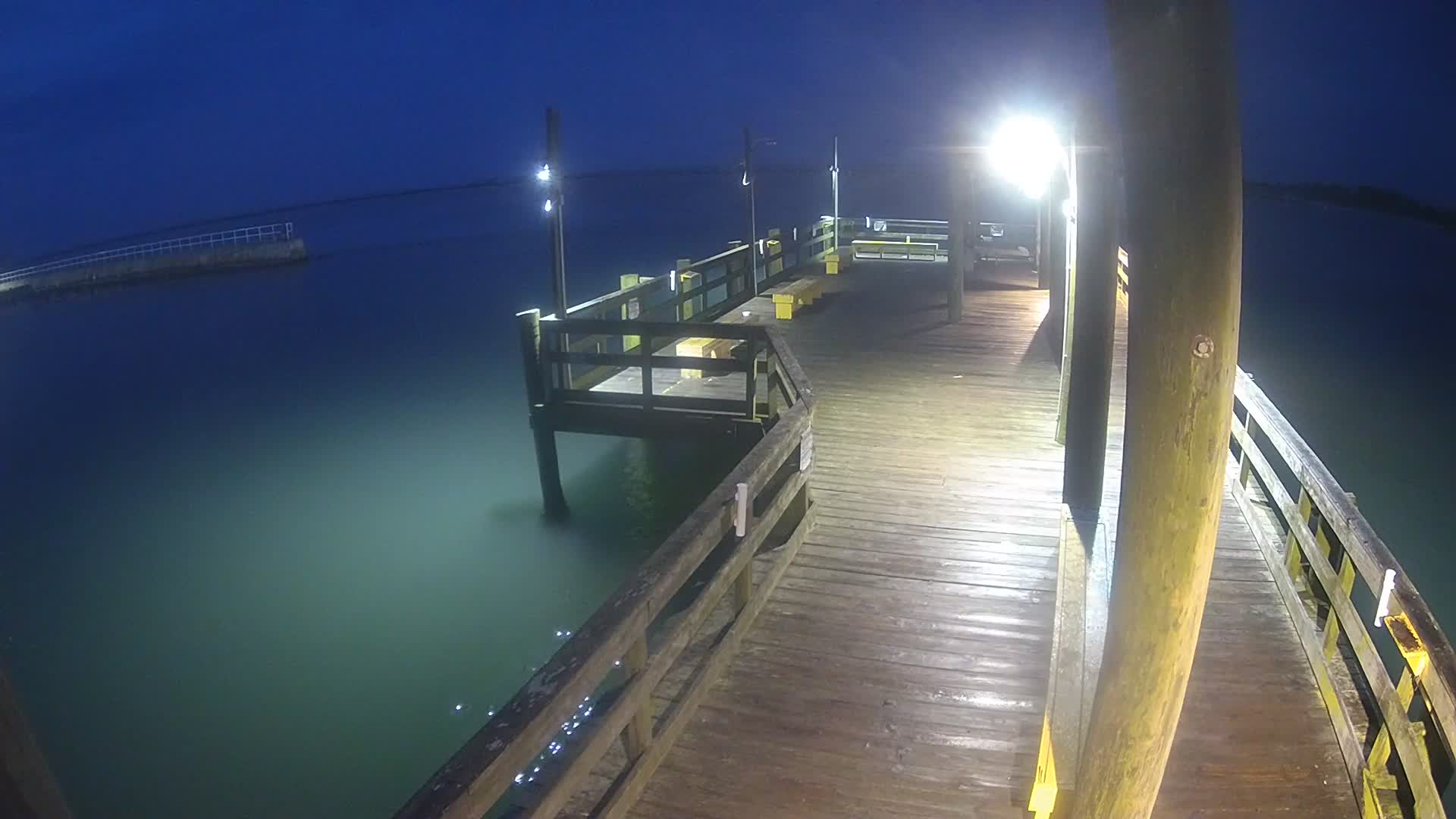 Oceanic Fishing Pier Looking South at Pier End