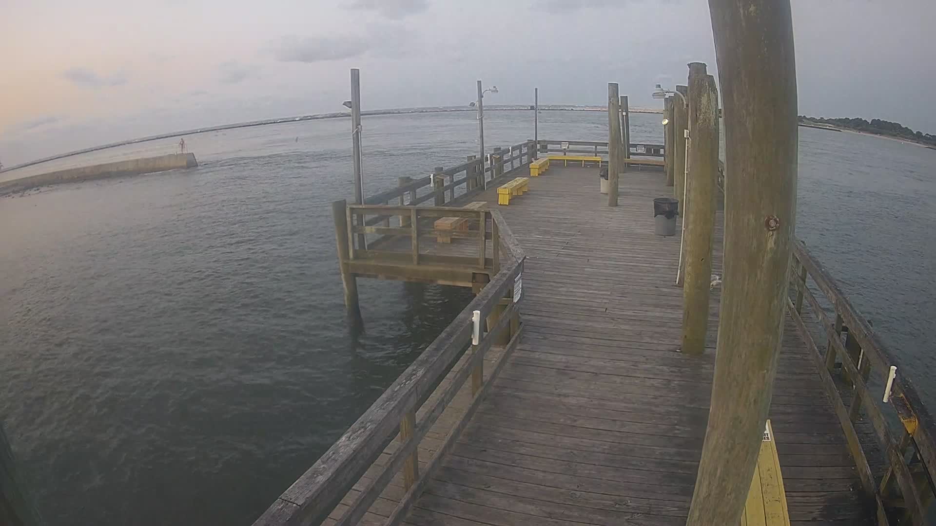 Oceanic Fishing Pier Looking South at Pier End