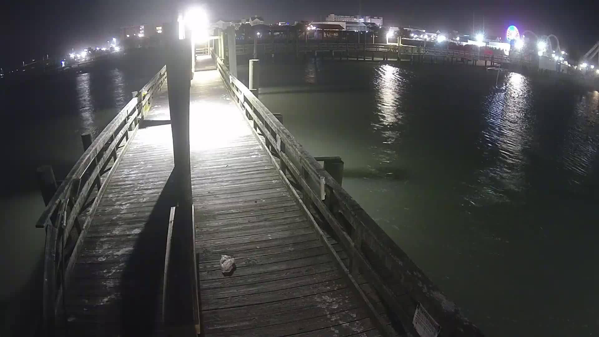 Oceanic Fishing Pier Looking North towards town